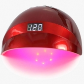 UV+LED Лампа К-3 (А-080) 48Вт красная (таймер10/30/60/120с, сенсорный датчик, автомат.включение)