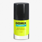 Domix Green Лак для ногтей 7638 неоновый желтый, эмаль, 6мл
