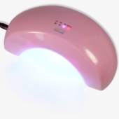 LED Лампа 6Вт US-605 розовая, таймер 90с,60с,30с