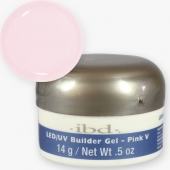 IBD LED/UV Builder Gel Pink Гель камуфлирующий розовый теплый №5, 14мл