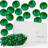 Swarovski Стразы Emerald ss 3, 1440шт зеленые