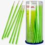 Щеточки д/коррекции ресниц Microbrush размер S 1mm, 125шт зеленые
