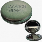 Dewal Beauty Зеркало карманное зелёное "Макарони" арт.PMP-2620