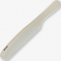 Dewal Расческа рабочая Super thin с ручкой, белая, 19см, арт. CF015/1