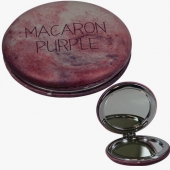 Dewal Beauty Зеркало карманное розовое "Макарони" арт.PMP-2621